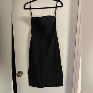 Elegant Black Strapless Dress